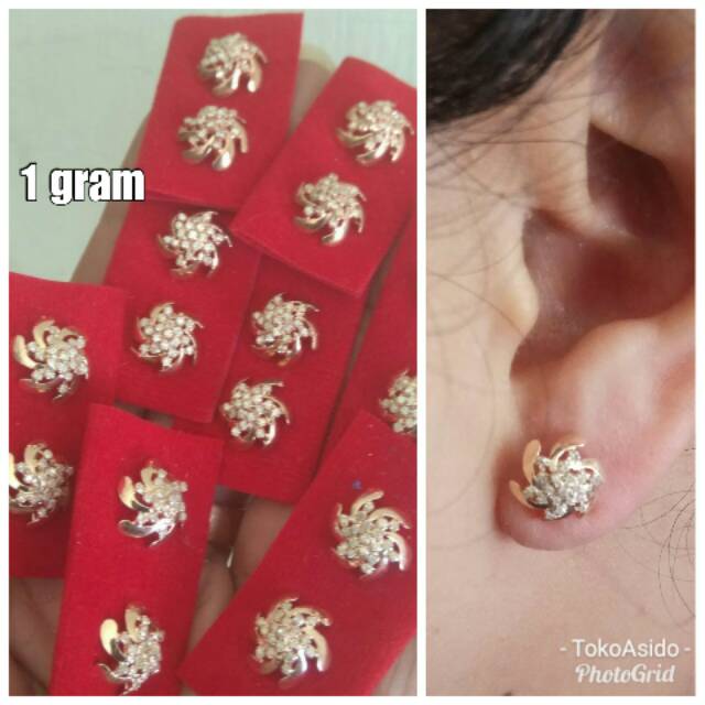 Anting Kipas - Berlian Medan