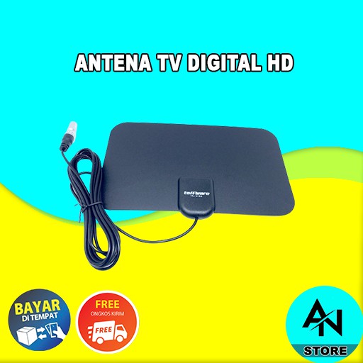 Antena TV Digital HD & Antenna Tabung indoor Praktis ORIGINAL Taffware daya tangkap kuat