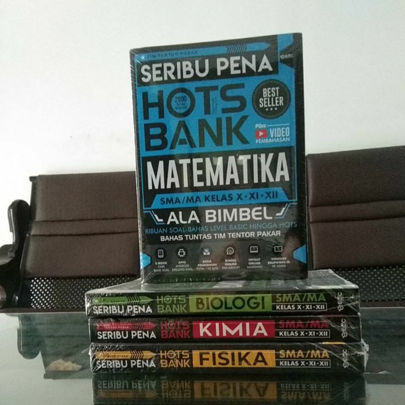 Buku Rangkuman SMA/MA : Seribu Pena Hots Bank (Matematika, Fisika, Kimia, Biologi)-5