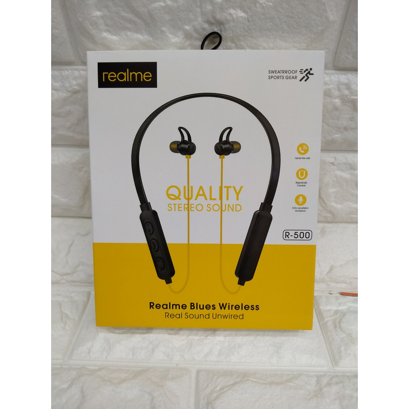 HF Handsfree Bluetooth Headset Headphone Earphone REALME R-500 R500