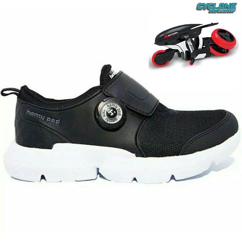 SEPATU SEKOLAH ANAK HOMYPED BERHADIAH MOBIL FLEX CAR TERBARU