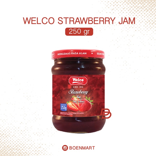 

Welco Strawberry Jam 370 gr