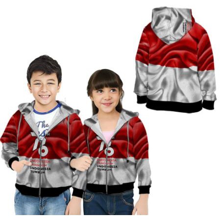 Product Custom Jaket Hoodie Fullprint Anak Murah HUT RI 76 MERDEKA 09