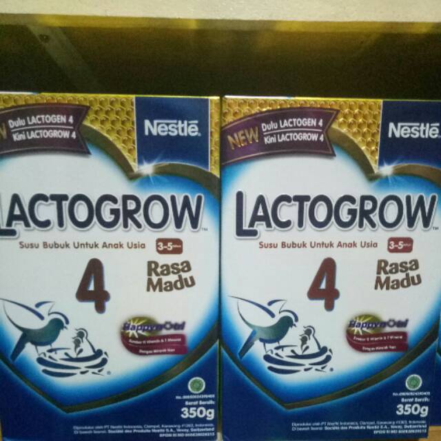 Lactogrow 4 madu 350 gr