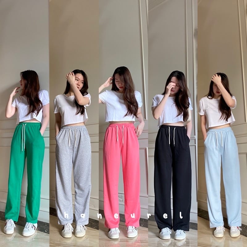 tq88indonesia Celana Santai Wanita / Kai Sweatpant / Celana Panjang Wanita