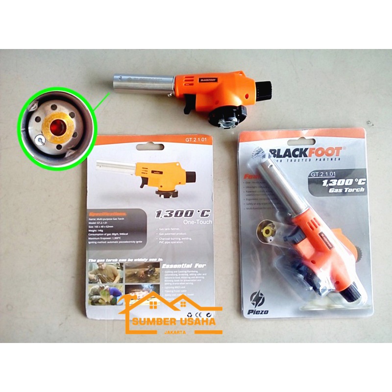 GAS TORCH BLACKFOOT - LAS PEMANTIK API - GAS TORCH BLACKFOOT GT2101 BAGUS SUJ