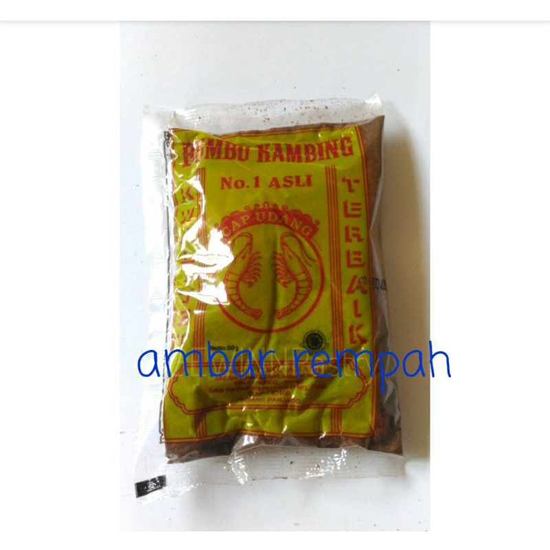 

Bumbu kambing Cap udang 50gram.