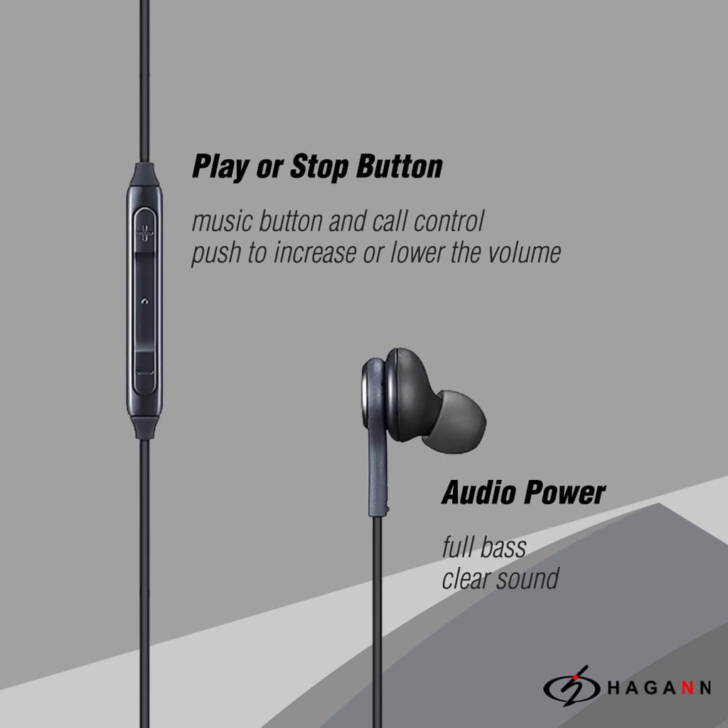 Earphone Headset Handsfree In Ear Kabel Extra Bass Noise Cancelling Stereo Full Bass Original Garansi 1 Bulan