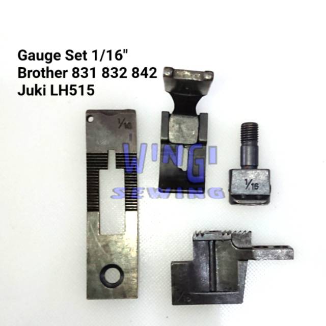 Gauge Set Getset Mesin Jarum 2 Manual 1/16 in