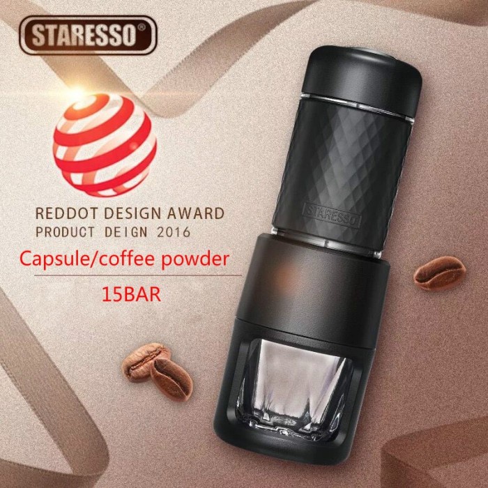 STARESSO Manual Espresso Coffee Maker Italian Concentrate Portable Mac