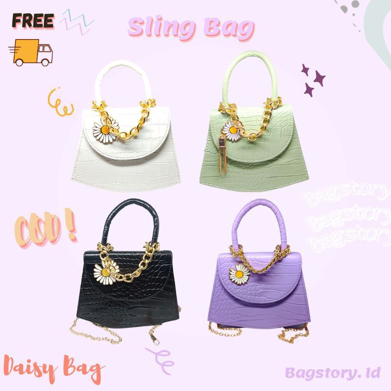 daesy crocco tas selempang wanita Slingbag murah