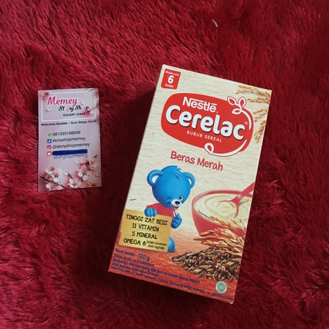 Cerelac bubur bayi beras merah 120g