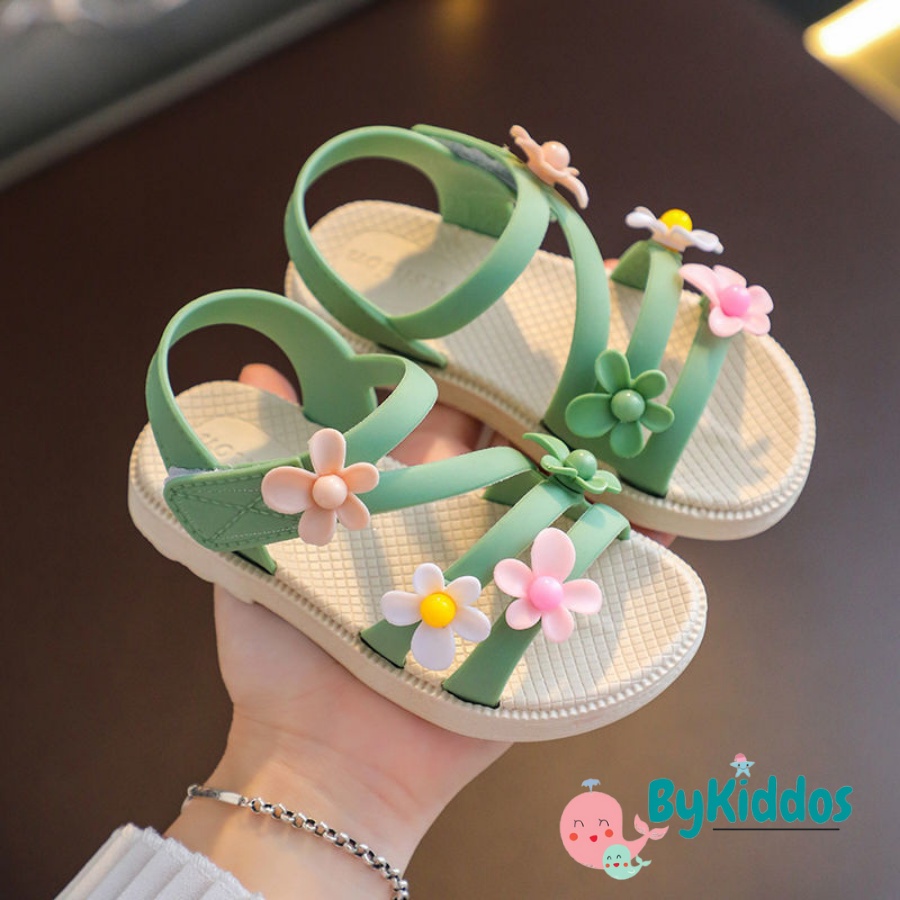 ByKiddos - Sandal Anak Perempuan Bahan Karet Model Lucu Import