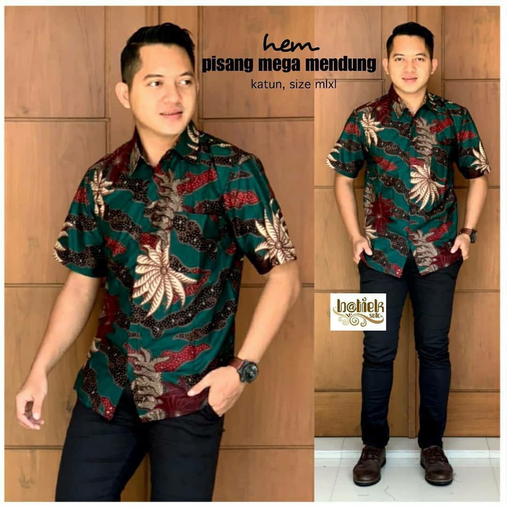 PROMO KEMEJA BATIK PRIA LENGAN PENDEK SIZE M L XL XXL BAJU BATIK KANTOR PRIA TERBARU KEMEJA KASUAL