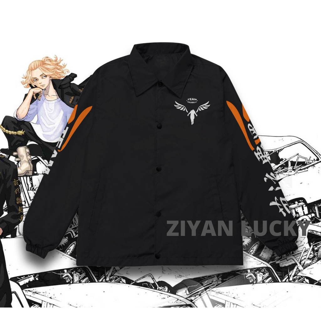 Jaket Coach GENG TOKYO REVENGERS 2021|| Jaket BRAHMAN-TOUMAN-VALHALLA-TENJIKU,