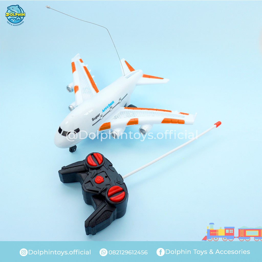 DOLPHINTOYS MAINAN ANAK LAKI LAKI PESAWAT REMOT CONTROL / RC AIRBUS