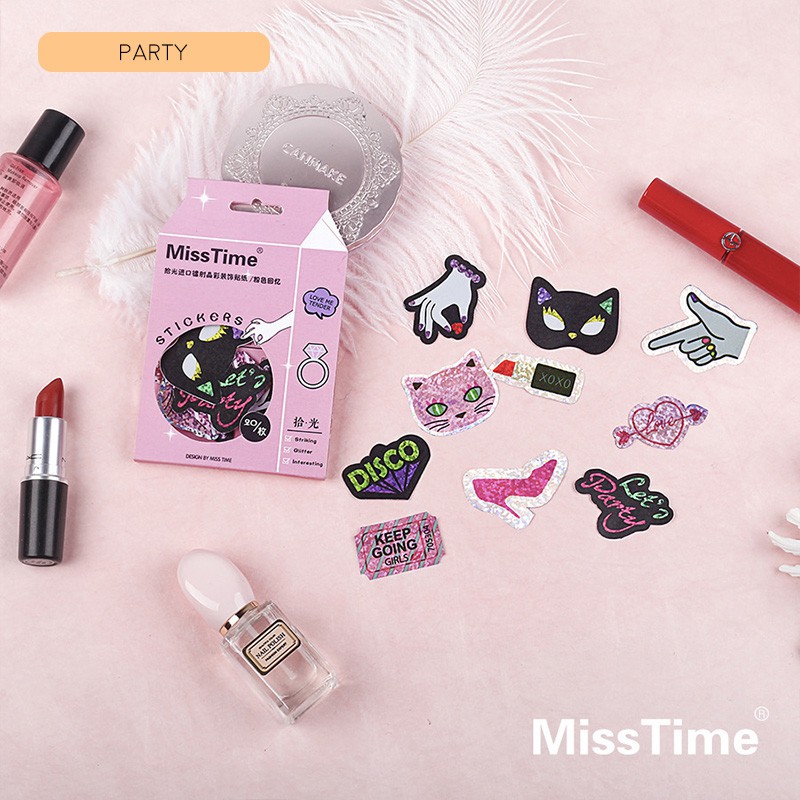 

Misstime Sparkling Deco Sticker Pack (Stiker Dekorasi)