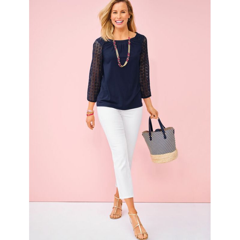 TALBOTS LACE BLOUSE