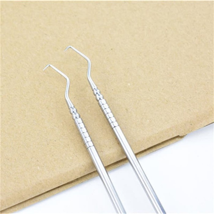 Double End Hook Tooth Probe instrument dental *SL06