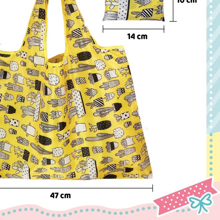 ➫ Tas Belanja Lipat / Tas Belanja Lipat Besar / Shopping Bag Lipat / Tas Lipat / Eco Bag - Character