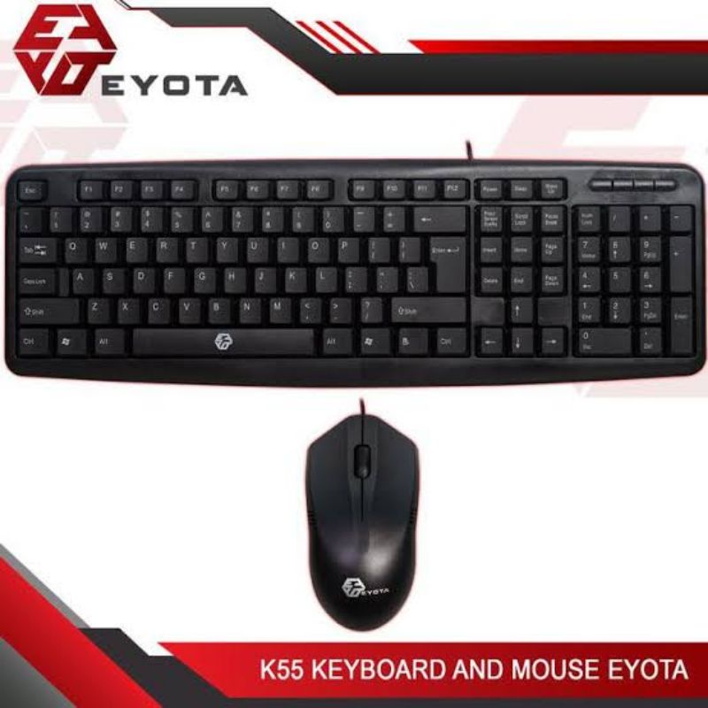 Keyboard and Mouse Eyota Set / Eyota K55 Keyboard and Mouse