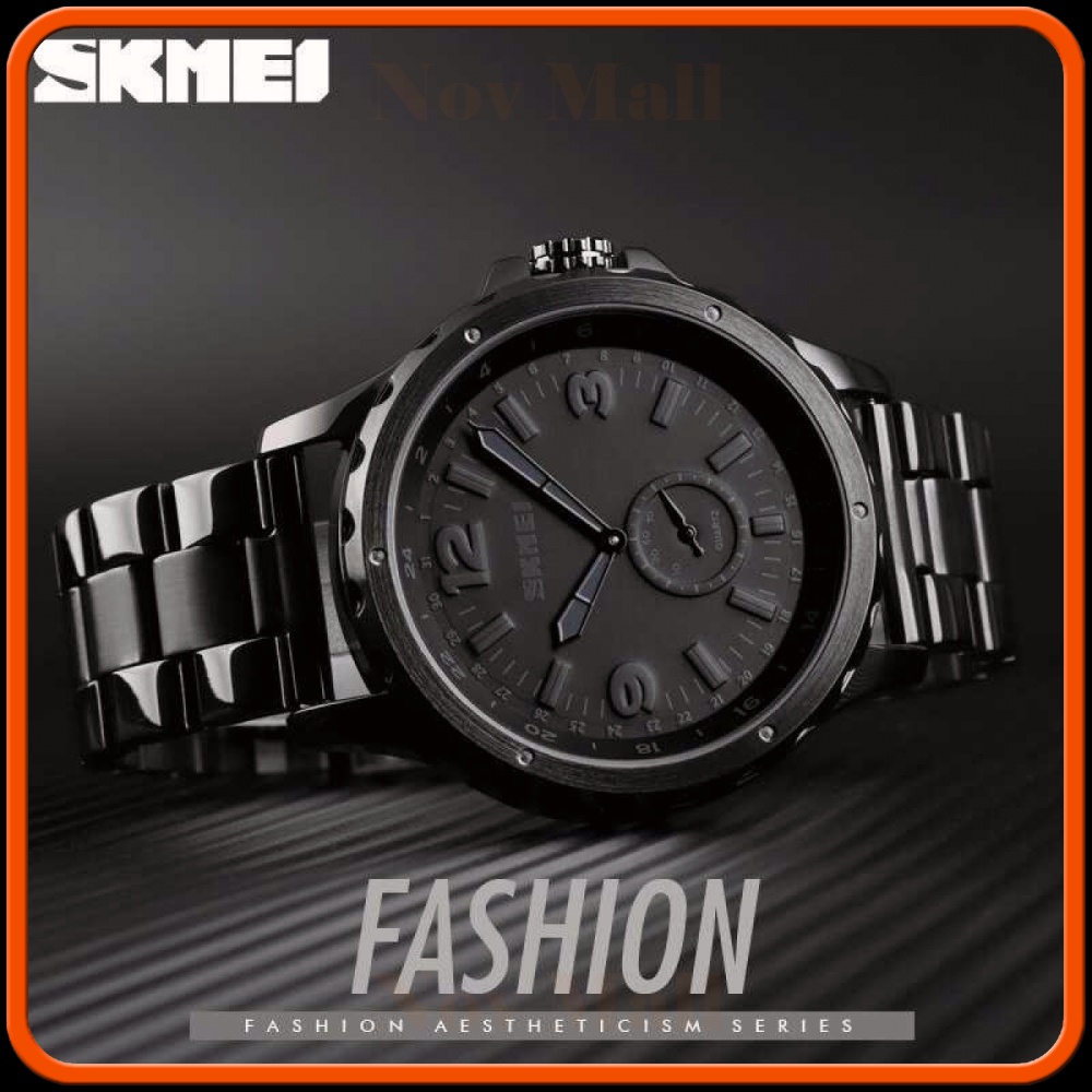 SKMEI Jam Tangan Analog Pria Strap Stainless Steel - 1513