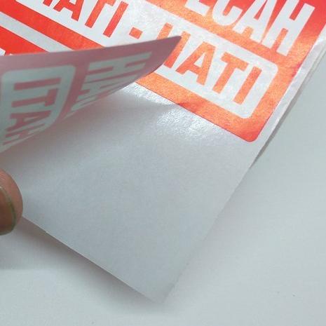 

☎ Stiker Label Fragile Stiker Awas Pecah 8,5 x 3,5 cm (1 roll/ 500 pcs) - AwasPecah Putih ✫