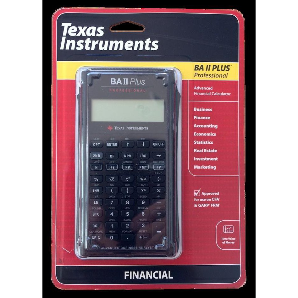 

IHOT SALEl Texas Instruments BA II Plus Professional IBDLl