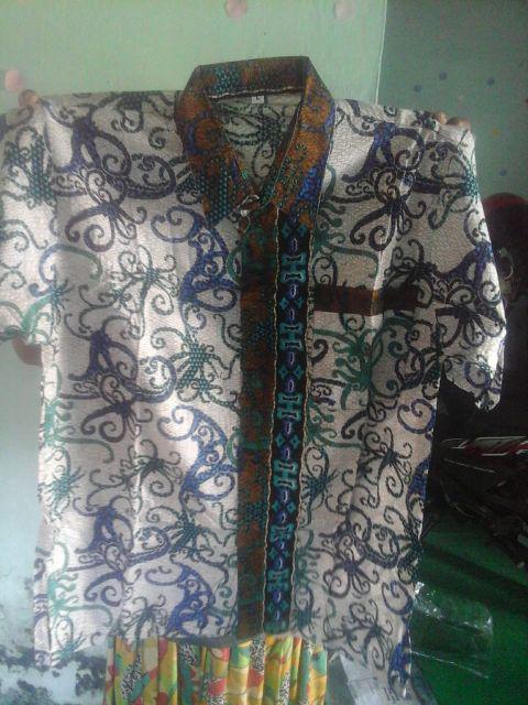 Batik Couple Srg 402 Gamis Velvet