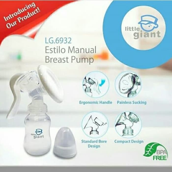 LITTLE GIANT - ESTILO MANUAL BREAST PUMP LG6932 / POMPA ASI MANUAL