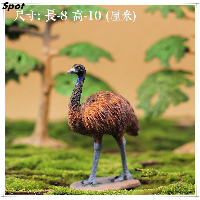 Spot Anak Anak Simulasi Tinggi Hewan Model Mainan Set Safari