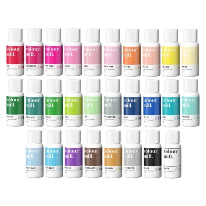 

Bahan Kue | Colour Mill 29 Colours Set 20 Ml Oil Based Colouring Kualitas Terbaik