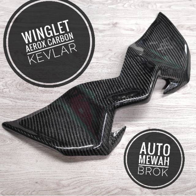 WINGLET CARBON AEROX WINGLET KARBON AEROX WINGLET AEROX 155 KARBON WINGLET YAMAHA AEROX