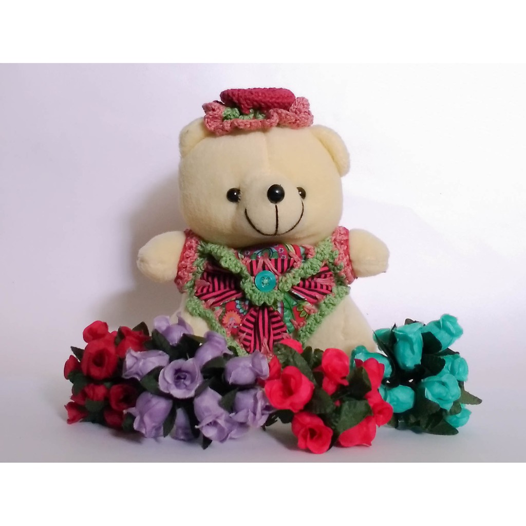 BONEKA TEDDY BEAR BERUANG MINI [RAJUT]