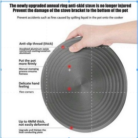 pelindung bawah panci/ alas panci anti gosong/ plat panci anti gosong kompor/ plat defrost
