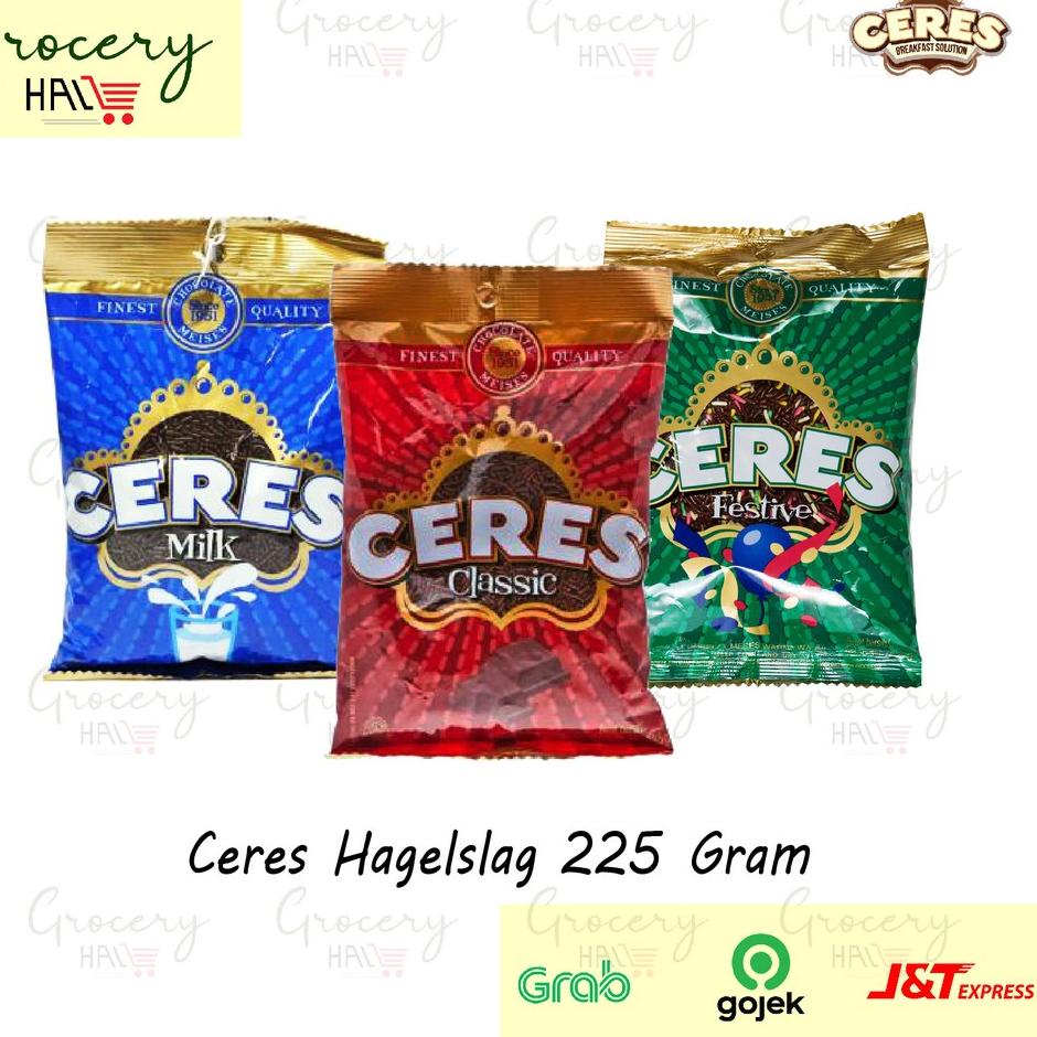 

CERES MESES CHOCOLATE 225 GR - CERES HAGELSLAG [ CLASSIC / MILK / FESTIVE ] ▼➫ ➽