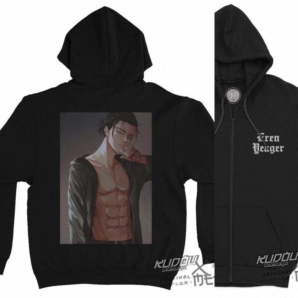 Jaket Eren Jaeger Ikemen AOT Anime Attack on Titan