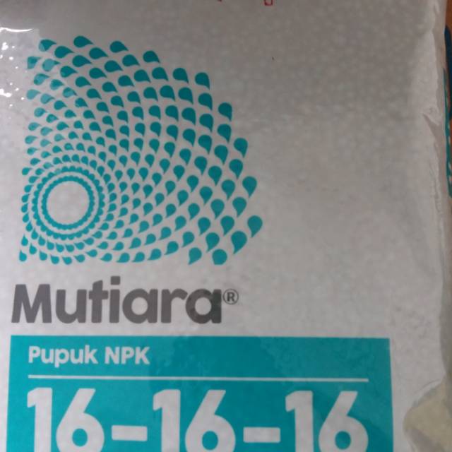 Pupuk npk mutiara 1kg kemasan pabrik