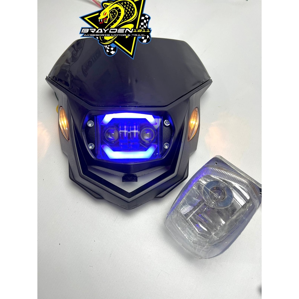 Headlamp reflektor polisport polysport klx 150 crf 150 L batok lampu depan klx BF Dtracker wr155 trail