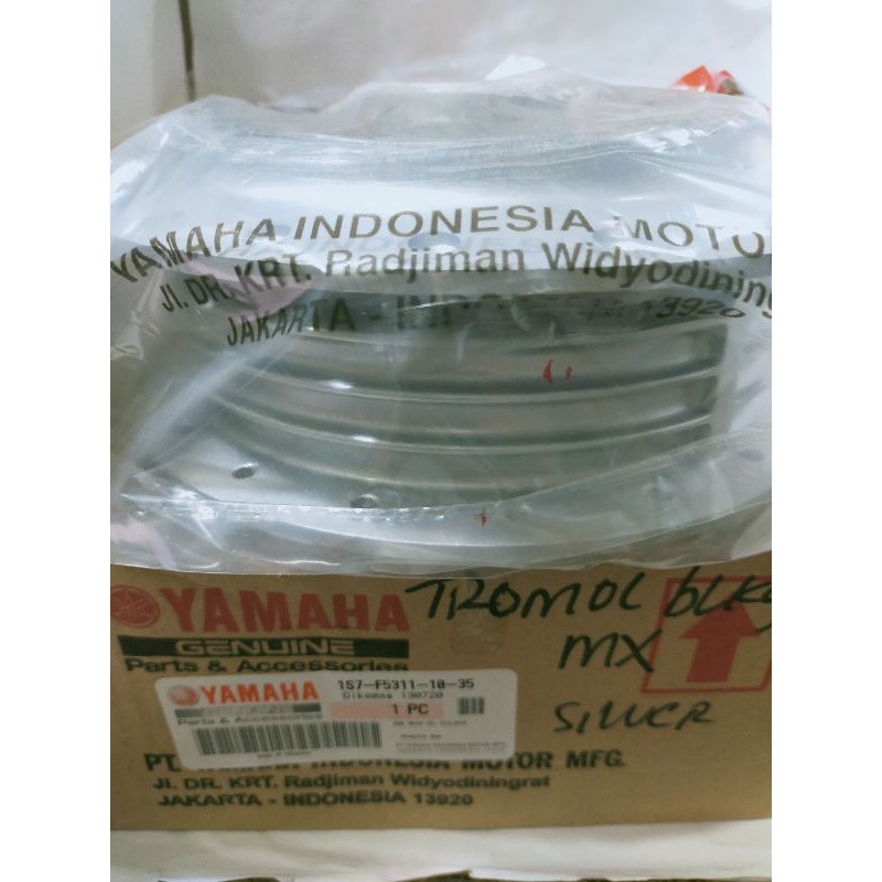 tromol belakang MX/Jup znew/Vega ZR silver asli