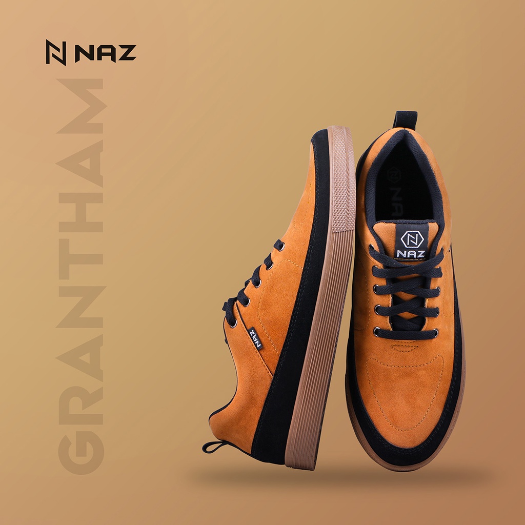 GRANTHAM NAZ - Sepatu Sneakers Pria Casual Suede Original