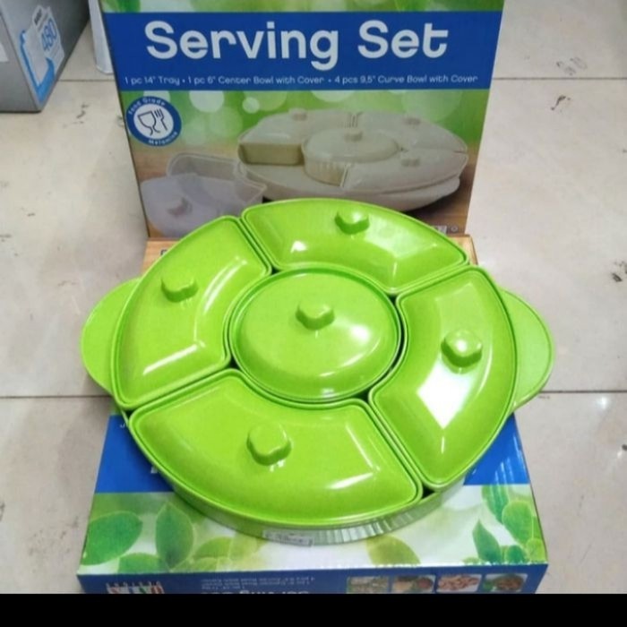 Prasmanan Set Melamine ONYX PSB01 Party Set 14" Polos