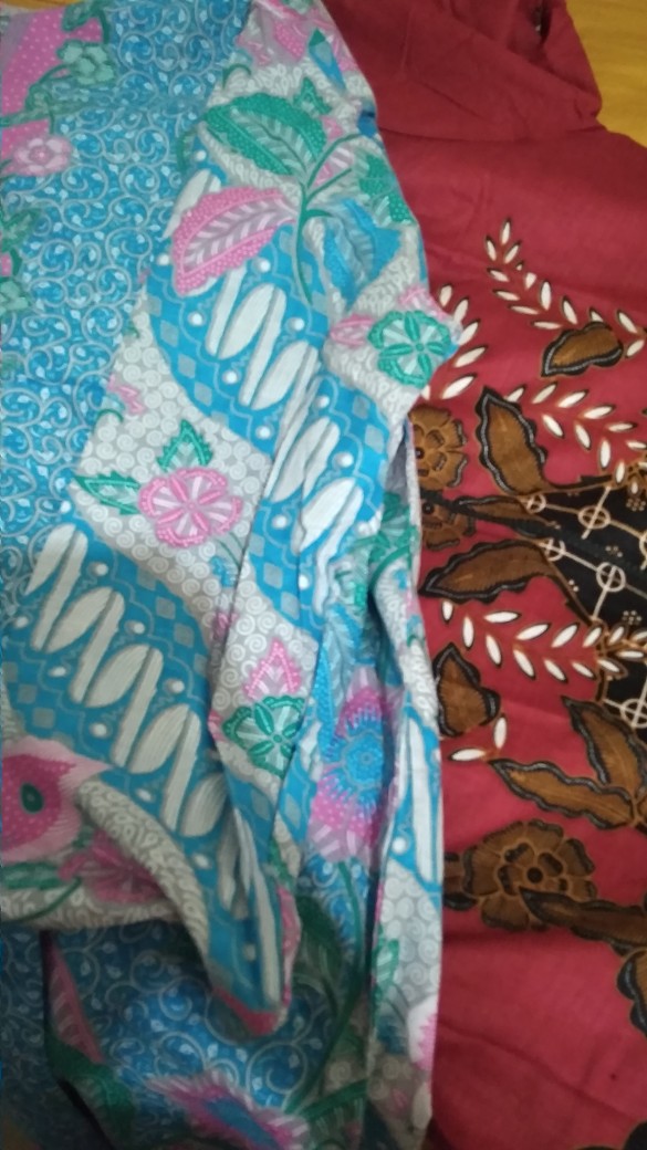 M-l-xl-xxl Batik Tunik Wanita Asj Sa Hrb026 Kenongo Pekalongan Sogan Tulis