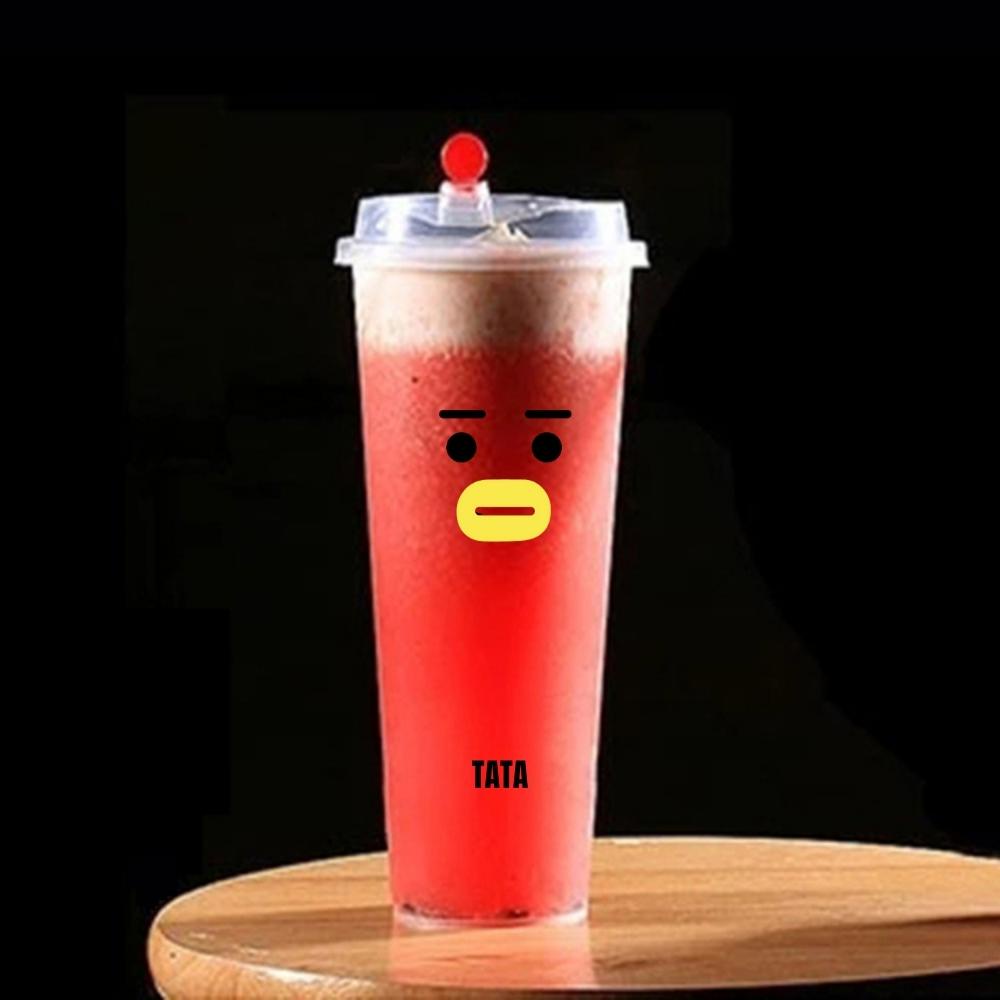 Tumbler / Reusable Cup Boba BT21  - 16oz - Free Sedotan