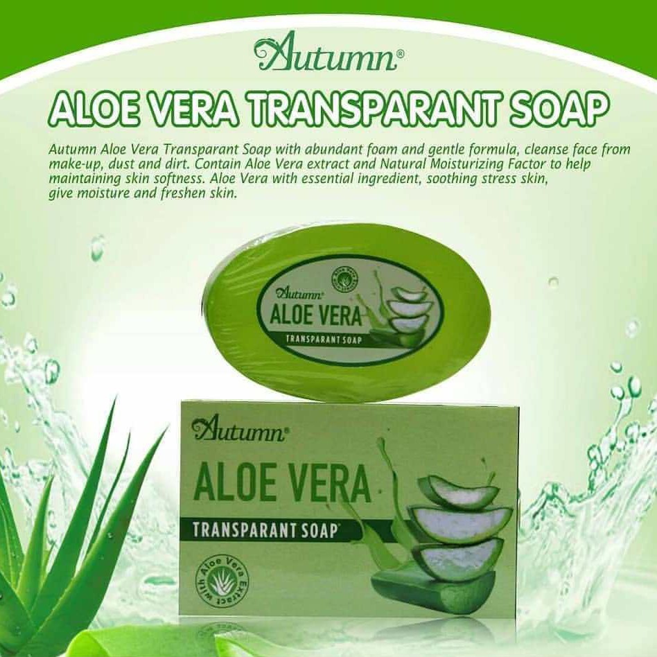 Autumn Aloe Vera Transparant Soap/Sabun Lidah Buaya 80 Gram