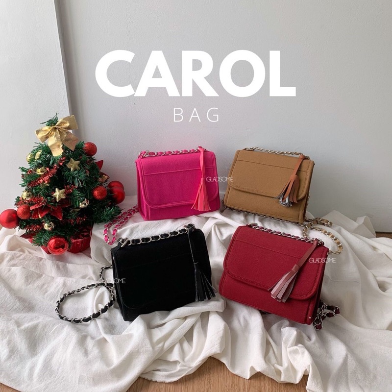 CAROL BAG  // Canvas Bag GLADSOME // Shoulder Bag // Sling Bag
