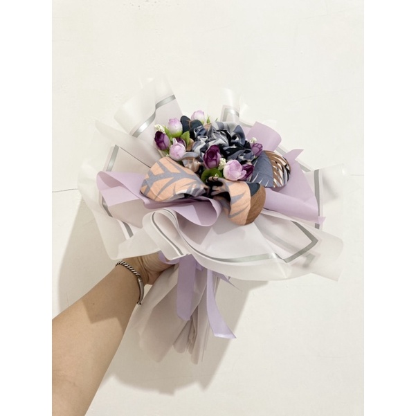 BOUQUET HIJAB / Bouquet DASTER / BOUQUET BAJU BATIK / BOUQUET KAIN / BOUQUET UNIK / kado ultah ibu /