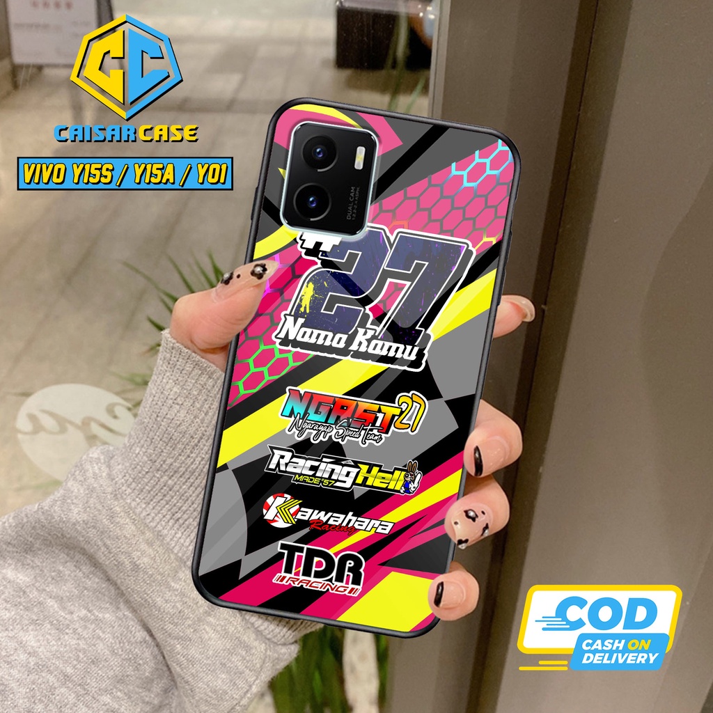 Kaisar Case - Case Hp Racing  Vivo Y15S / Y15A / Y01 (2D01RC) Bisa Pakai Nama Dan Nomor Sesukamu Fas