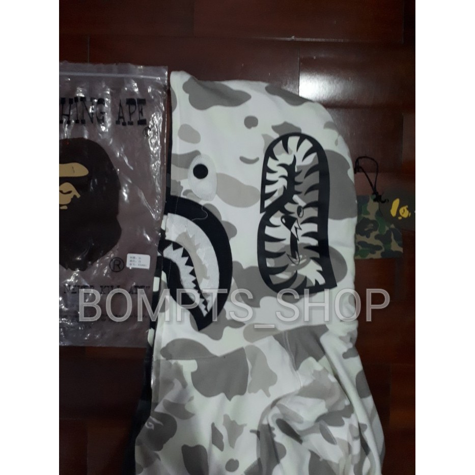 bape white camo glow in the dark