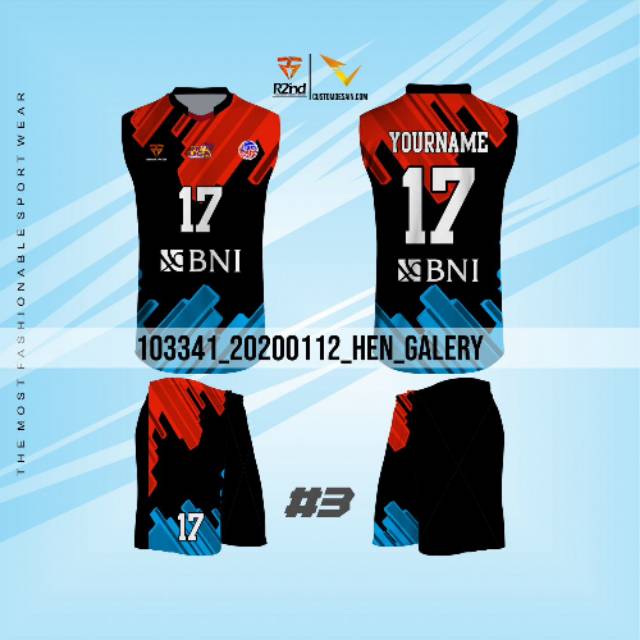 Jersey Voli Proliga BNI Termurah